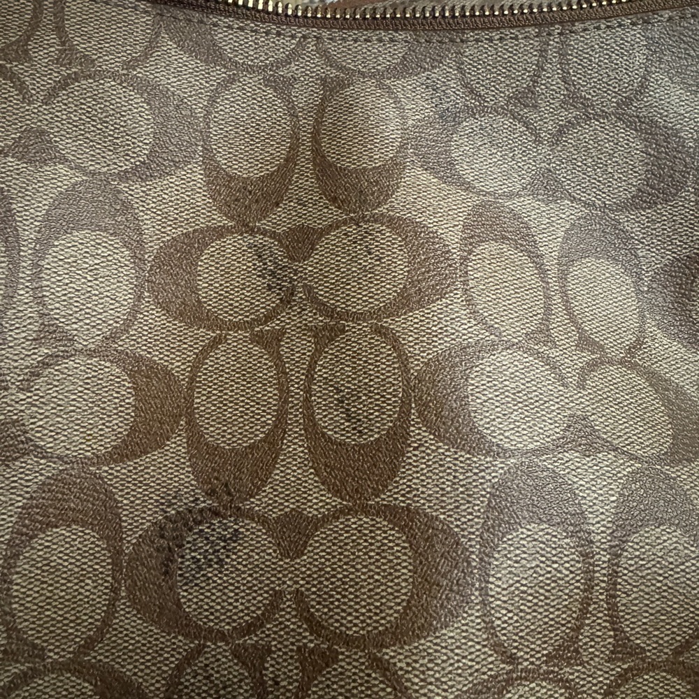Coach Brown Signature Shoulder Bag - Picture 5 of 10
